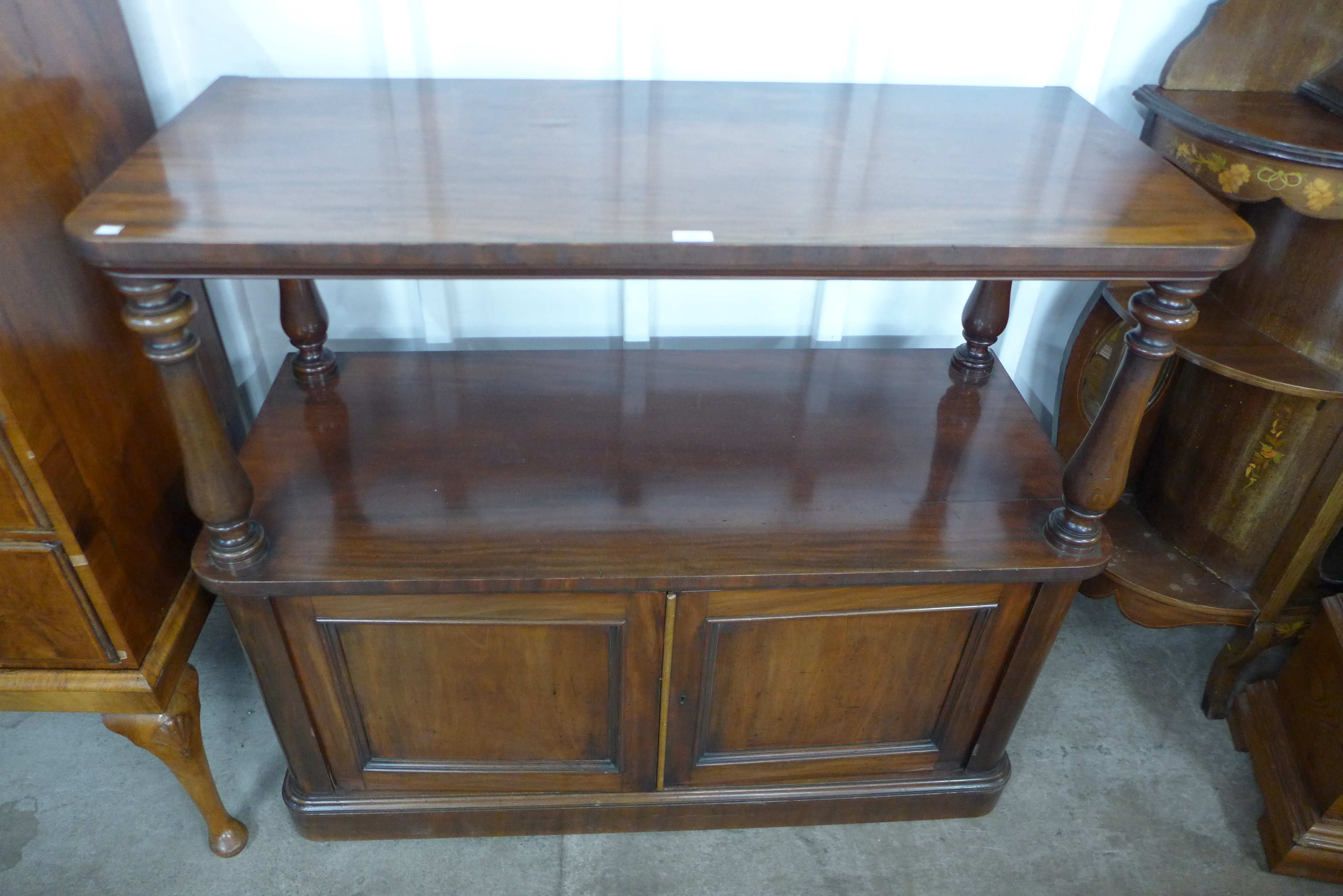 A Victorian mahogany buffet