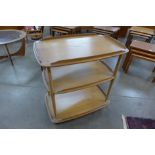 An Ercol Blonde trolley