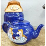 A Wade Tetley teapot and cookie jar