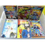 A box of 150 comics