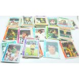 Football cards, 1970's Topps chewing gum, (154)