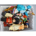 A collection of 1950's and 1960's costume dolls **PLEASE NOTE THIS LOT IS NOT ELIGIBLE FOR POSTING