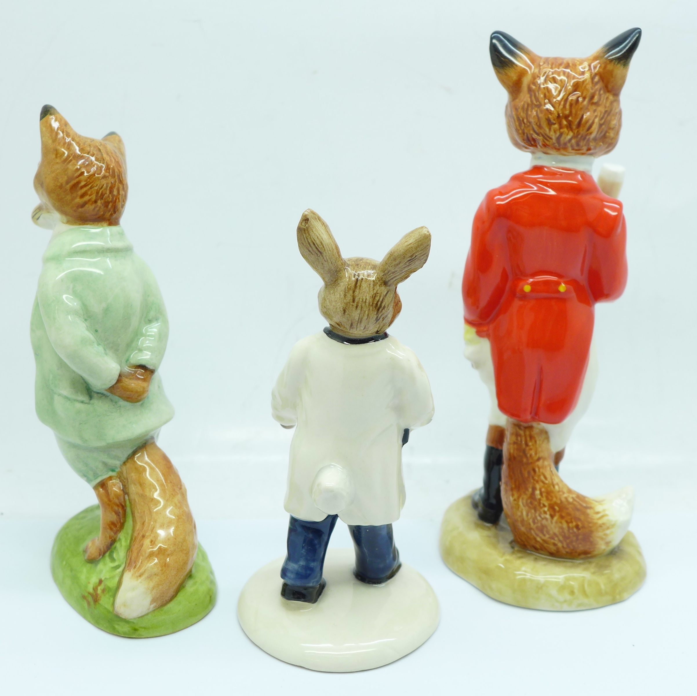 Three Beswick figures, Foxy Whiskered Gentleman, 21st Century Fox and conductor John, a/f, and a - Image 2 of 4