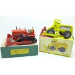 A Dinky Supertoys, 561, Blaw-Knox Bulldozer and a Dinky Toys, 976, Michigan 180-111 Tractor Dozer,