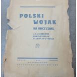 A set of four prints, Polski Wojak by Stanislaw Toegel, 1946, cover a/f