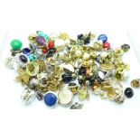 Approximately 75 pairs of clip-on earrings