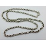 A .925 silver guard chain, 31g, 67cm