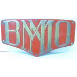 A Midland Red BMMO front grill badge