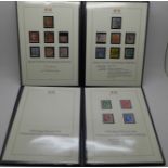 Stamps;- Queen Victoria used stamp collection, 14 stamps in folder with Certificate of Authenticity,