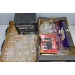 Two boxes of glassware including Dartington **PLEASE NOTE THIS LOT IS NOT ELIGIBLE FOR POSTING AND