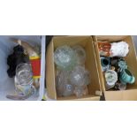 Five boxes of china and glass **PLEASE NOTE THIS LOT IS NOT ELIGIBLE FOR POSTING AND PACKING**