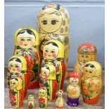 Three Russian dolls