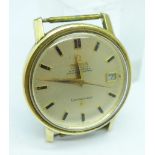 A gentleman's Omega Constellation automatic wristwatch, lacking button