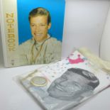 Dr Kildare memorabilia including note book, clip file, pillow case in original packaging and flasher