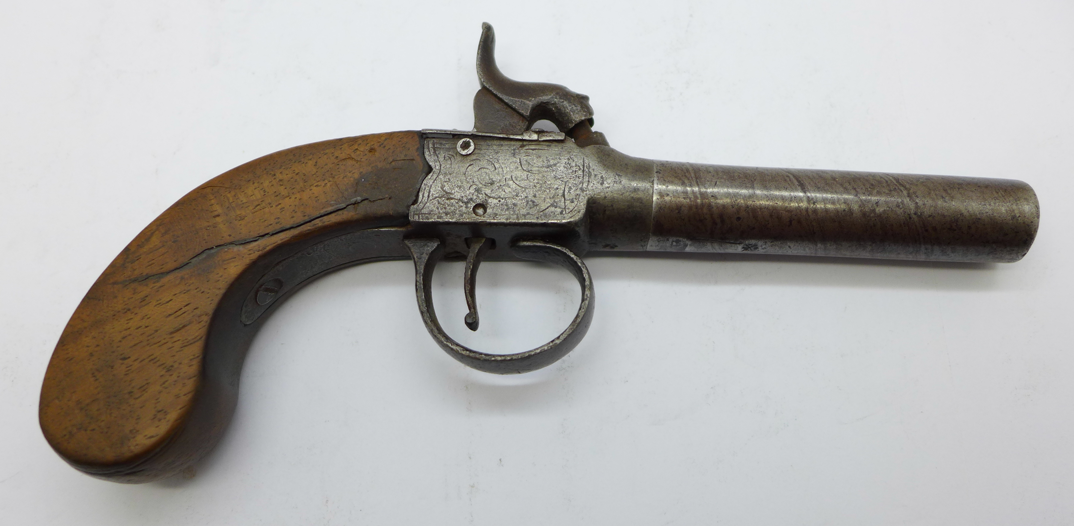 A 19th Century percussion pistol - Image 2 of 5