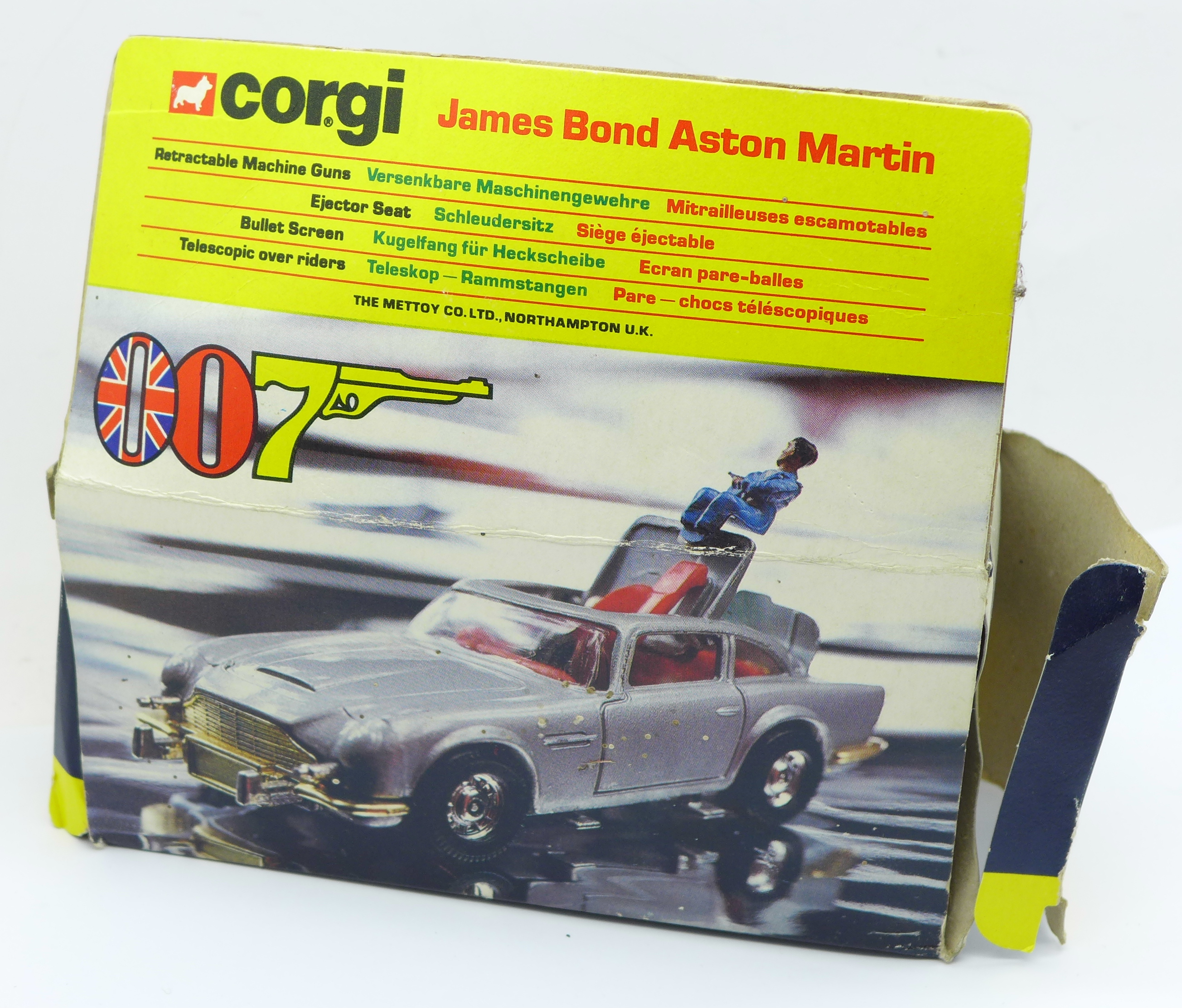 A Corgi 271 James Bond Aston Martin car, boxed, and a Corgi Toys Batman Batmobile - Image 5 of 5