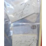 Stamps;- GB postal history in album, pre-stamp (4 no.) 1d imperfects (5 no.), etc. (52)