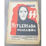 A full collection of Hitleriada Macabra prints by Stanislaw Toegel, 1946, cover a/f Stansilav Toegel