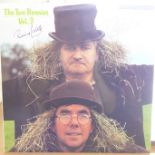 A Two Ronnies autoraphed LP (Barker and Corbett)