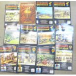 Twenty-five editions of War Games Illustrated Magazine and Warhammer Rule Book, Sixth Version
