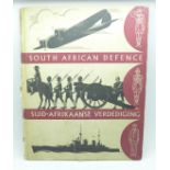 A South African Defence book with Collectors cards