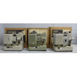 Three Eumig film projectors including P8 **PLEASE NOTE THIS LOT IS NOT ELIGIBLE FOR POSTING AND