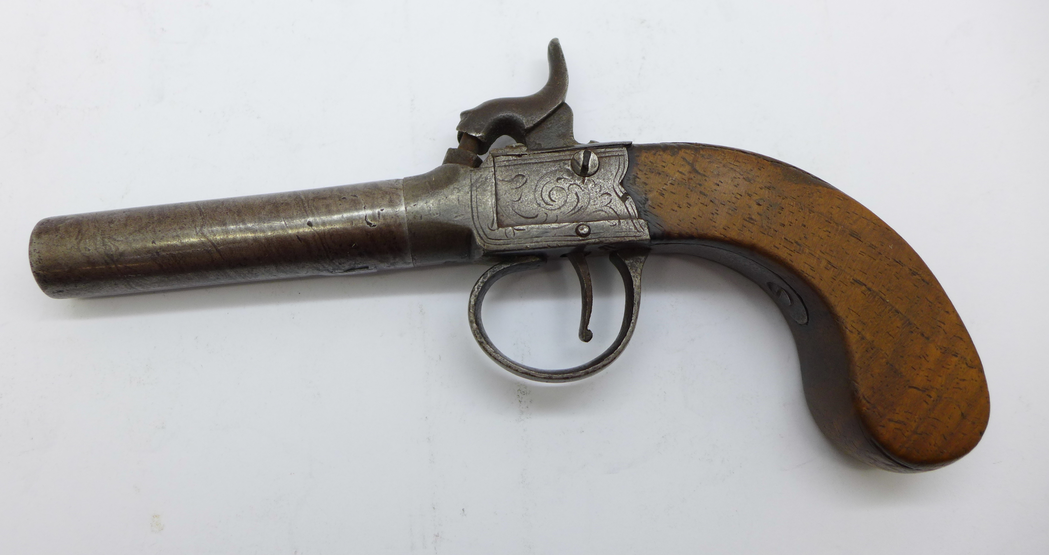 A 19th Century percussion pistol