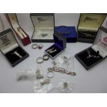 Charles Rennie Mackintosh silver jewellery, some boxed and other similar silver jewellery