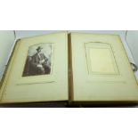 An album of Victorian photographs