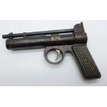A Webley Junior .177 calibre air pistol