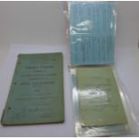 A collection of British Army booklets and one booklet, Infantry Training, Volume I