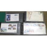 An album of 68 GB first day covers 1965 to 1980 and 73 GB first day covers 1981 to 1986