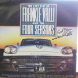 A Frankie Valli autographed LP