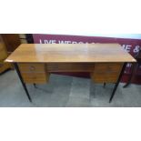 A teak desk