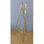 A brass artists easel