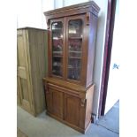 A Victorian mahogany bookcase