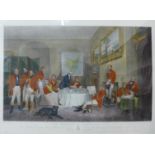 A Sir Richard Sutton and the Quorn Hounds print and a Melton Breakfast print, both framed