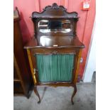 An Edward VII mahogany side cabinet