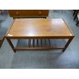 A teak coffee table