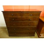 A Victorian Warings mahogany chest of drawers