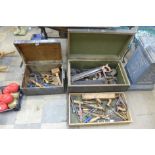 Two tool boxes with tools