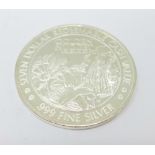 A .999 fine silver Golden Nugget token, Laughlin, Nevada, 20g