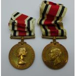 Two Special Constabulary medals to Thomas K. Bell and John Orr