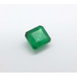 An unmounted emerald, 1.4carat weight