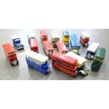 A collection of Days Gone model buses