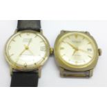 Two gentleman's automatic wristwatches