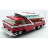 A ME-083 Chinese Mystery Action bus, battery operated, boxed, 26cm