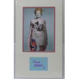 A Vivienne Westwood autographed display