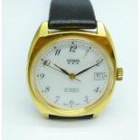 A Bernex automatic 25 jewels wristwatch with date