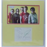 Squeeze, autographed display